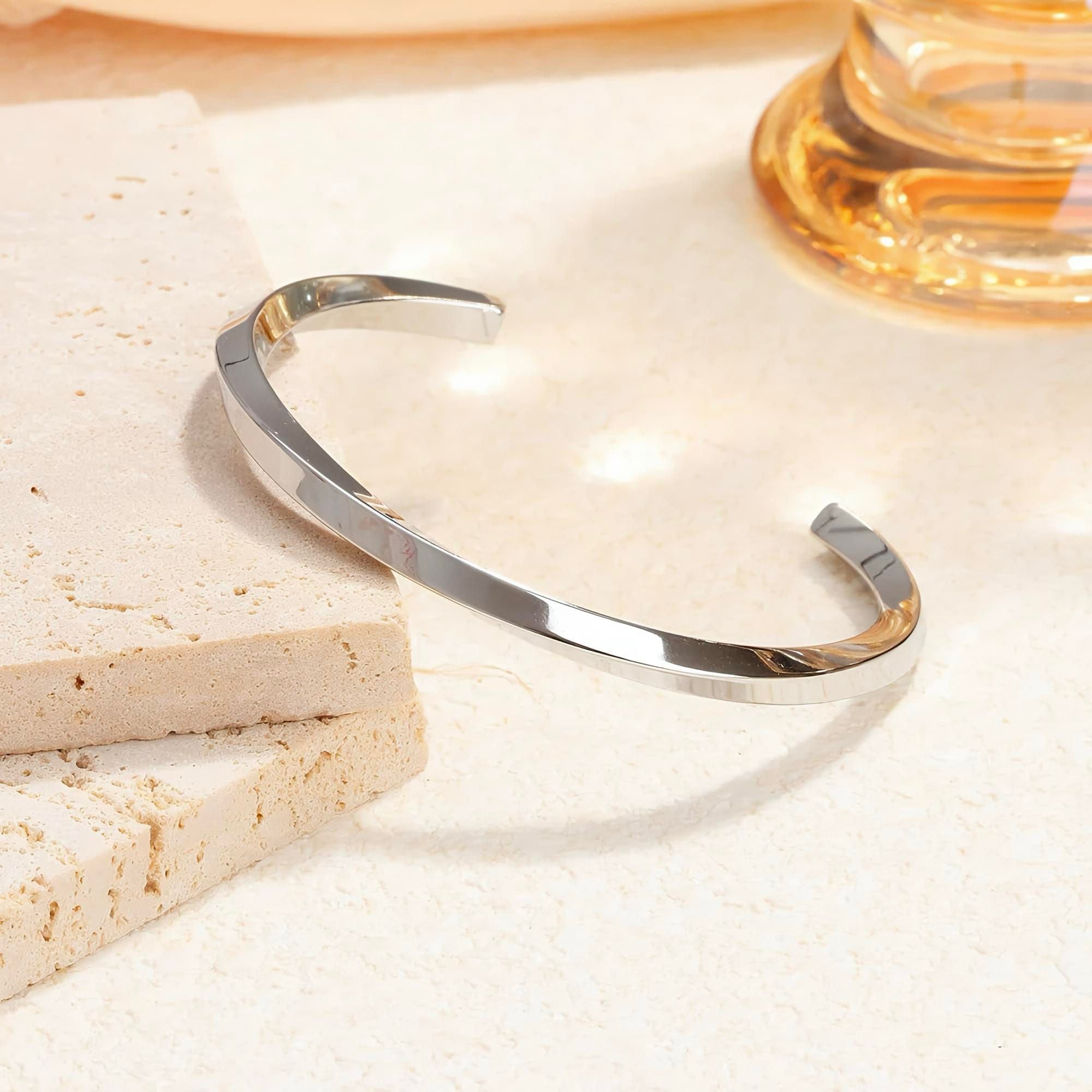 Bracelet torsadé doré femme