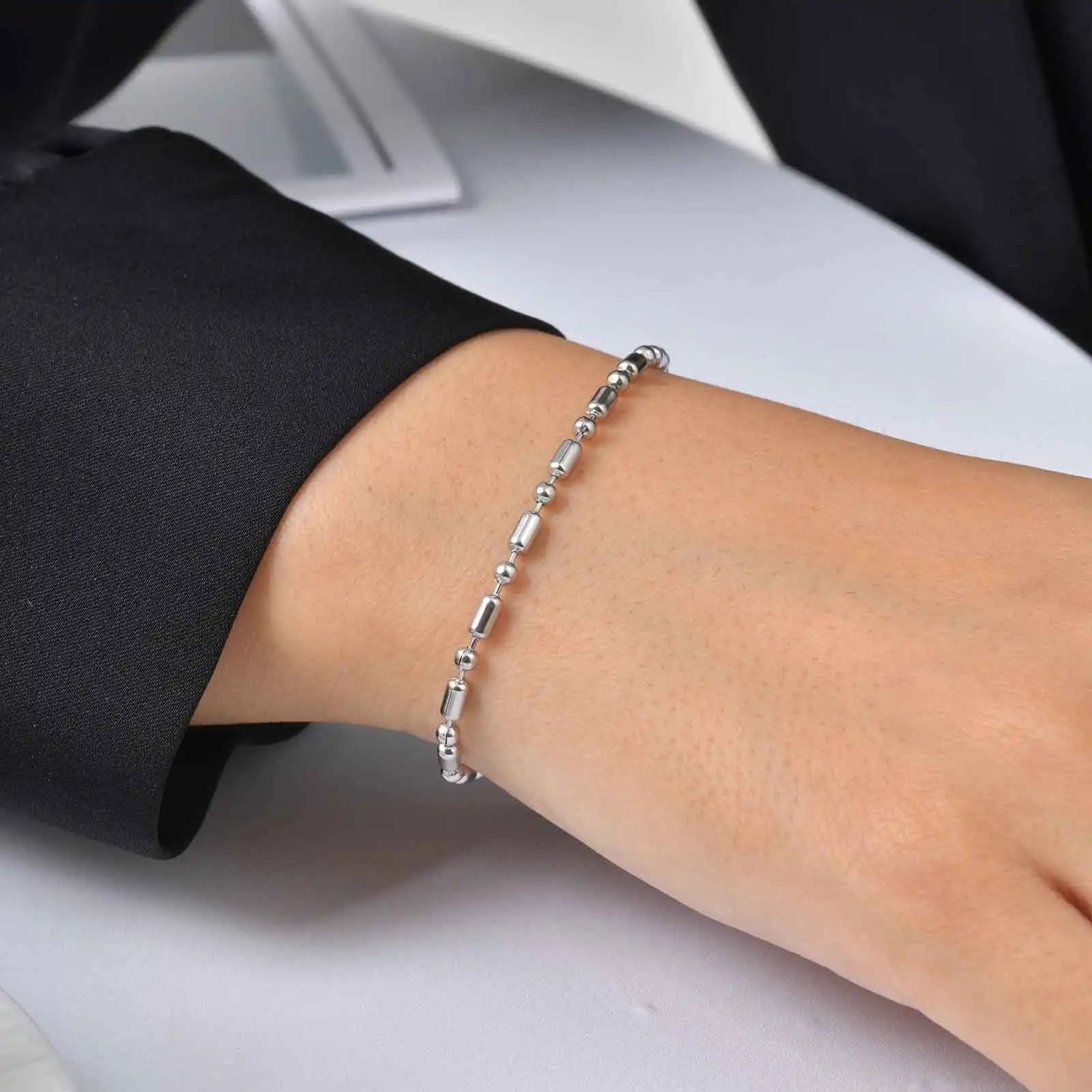 Bracelet argent fin