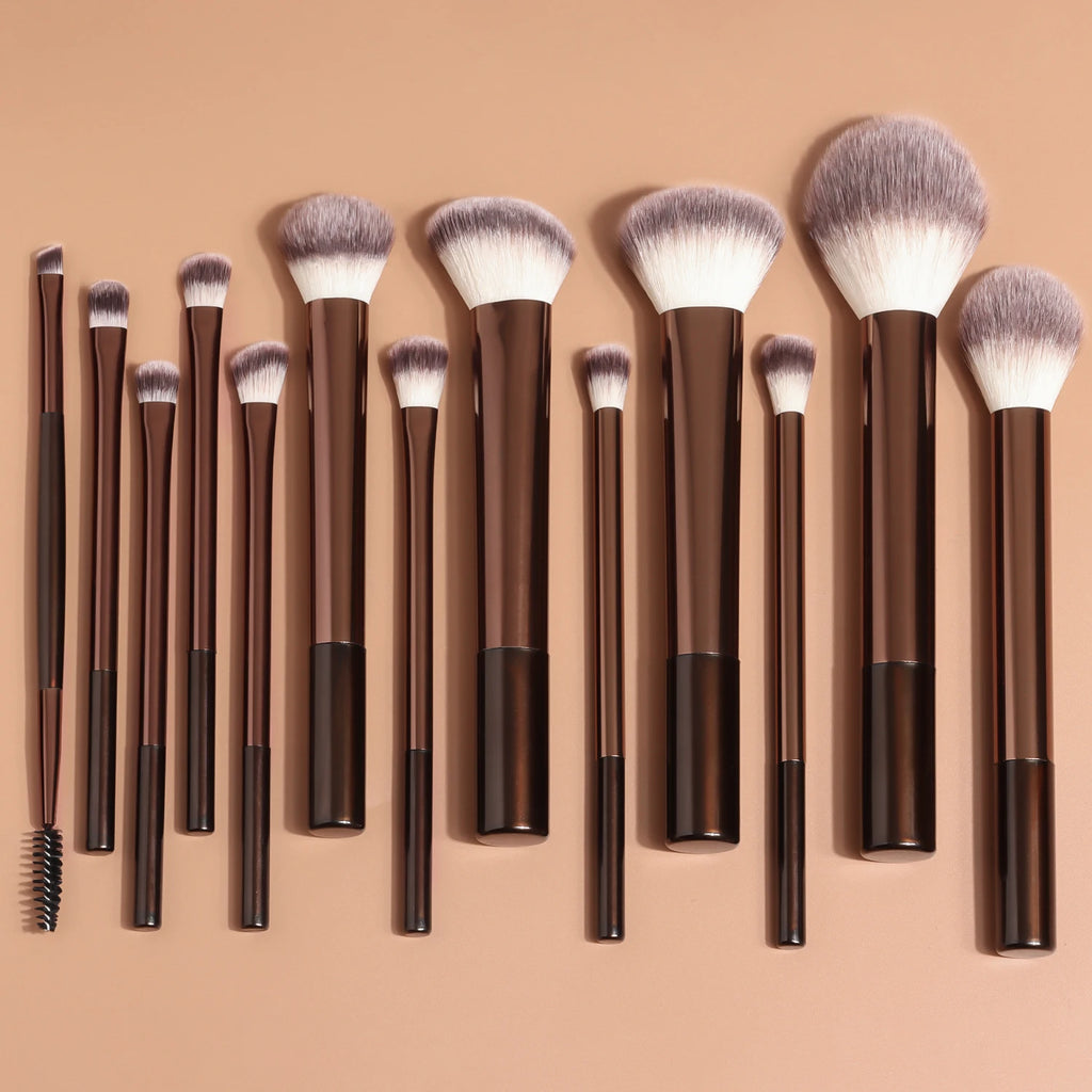 Set de 13 pinceaux maquillage