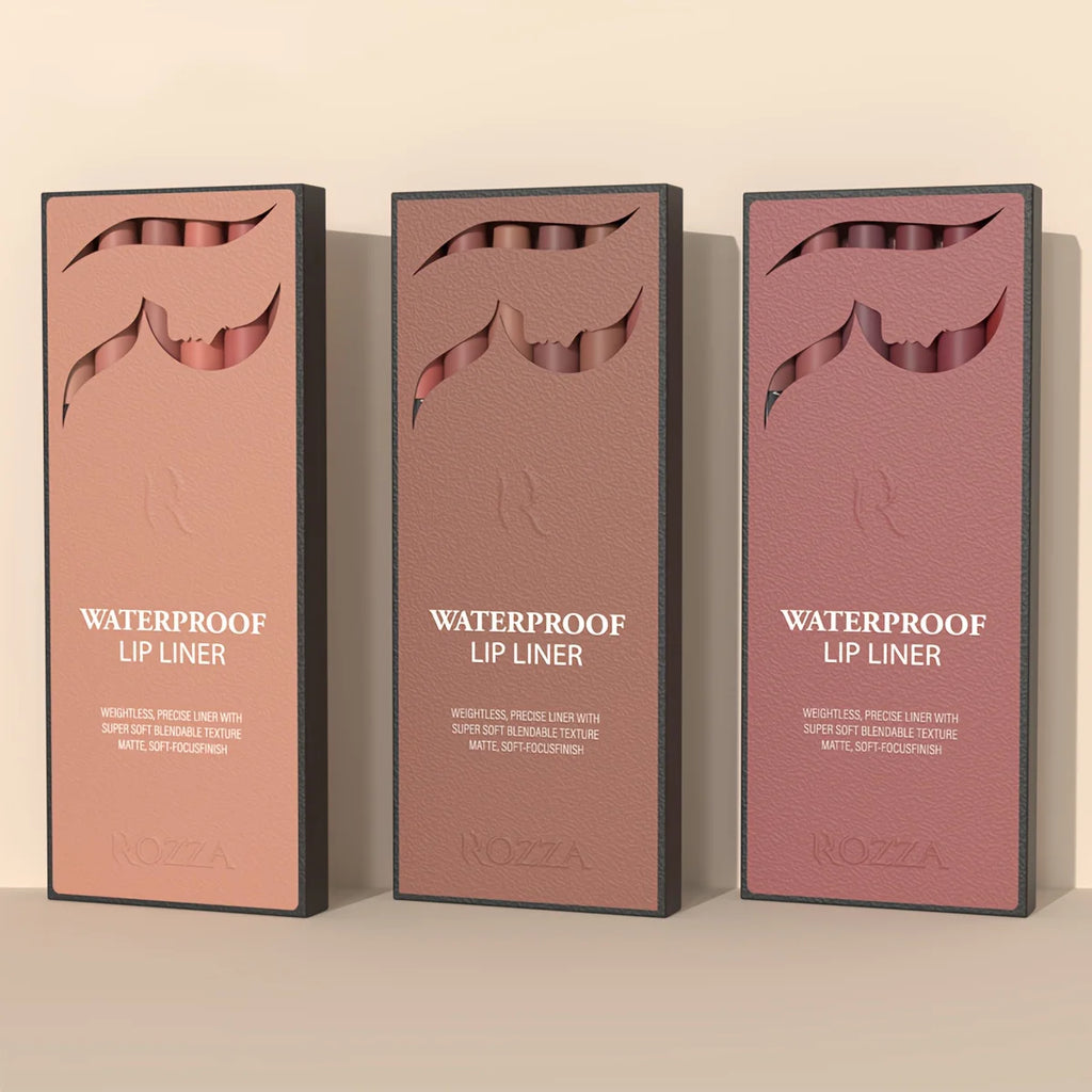 Set de 6 crayons à lèvres nude mat