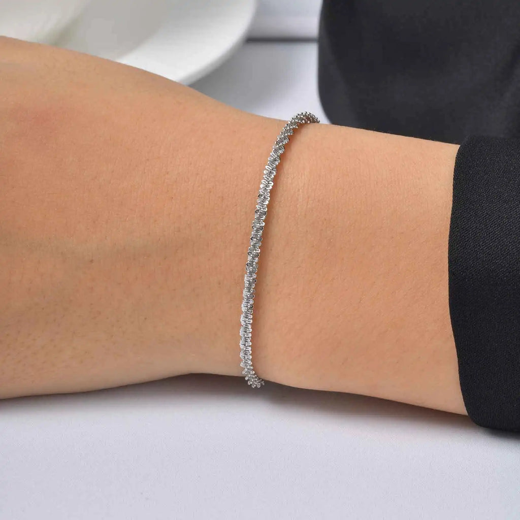 Bracelet argent fin