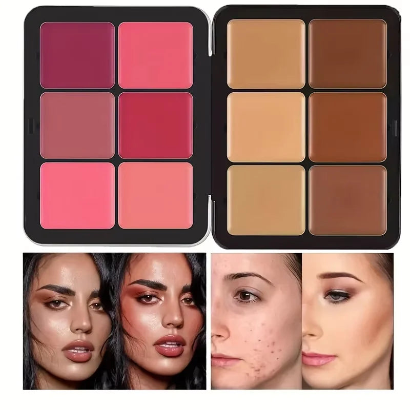 Palette contour & blush 12 Couleurs