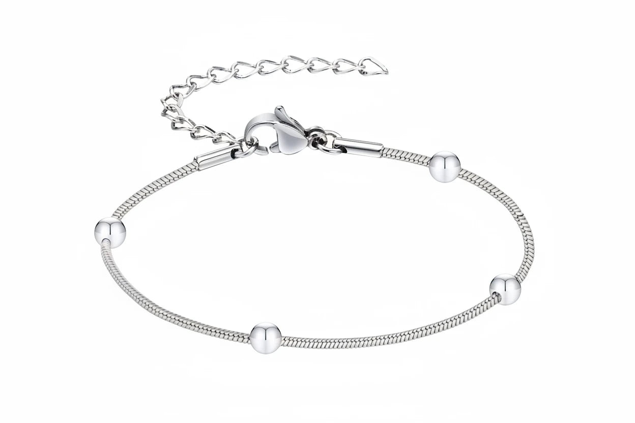 Bracelet argent fin