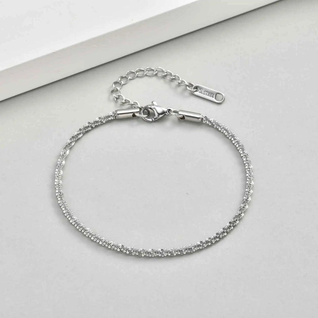 Bracelet argent fin