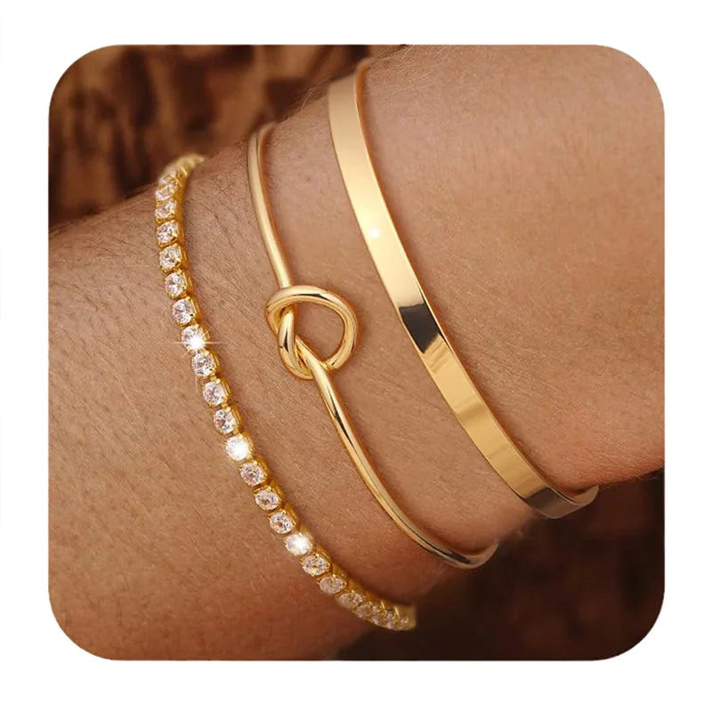 3 bracelets femme