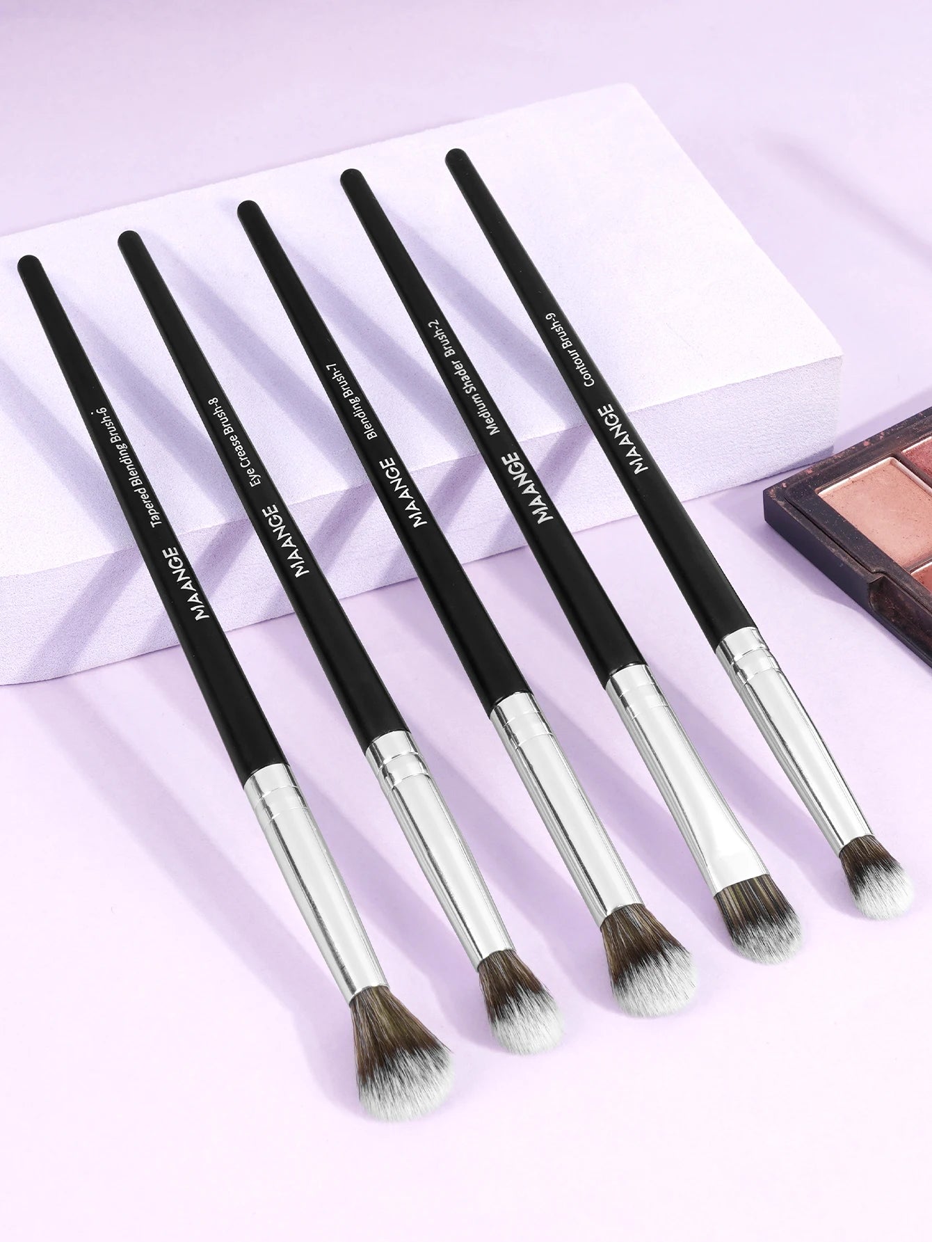 Kit 5 pinceaux maquillage précision