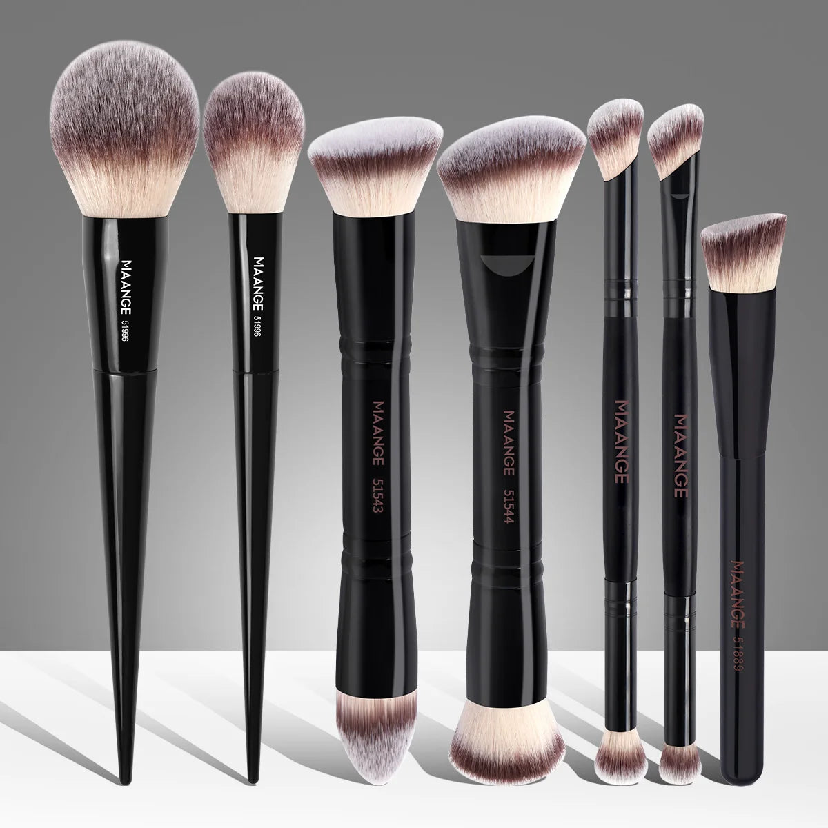 Set de pinceaux maquillage double embout