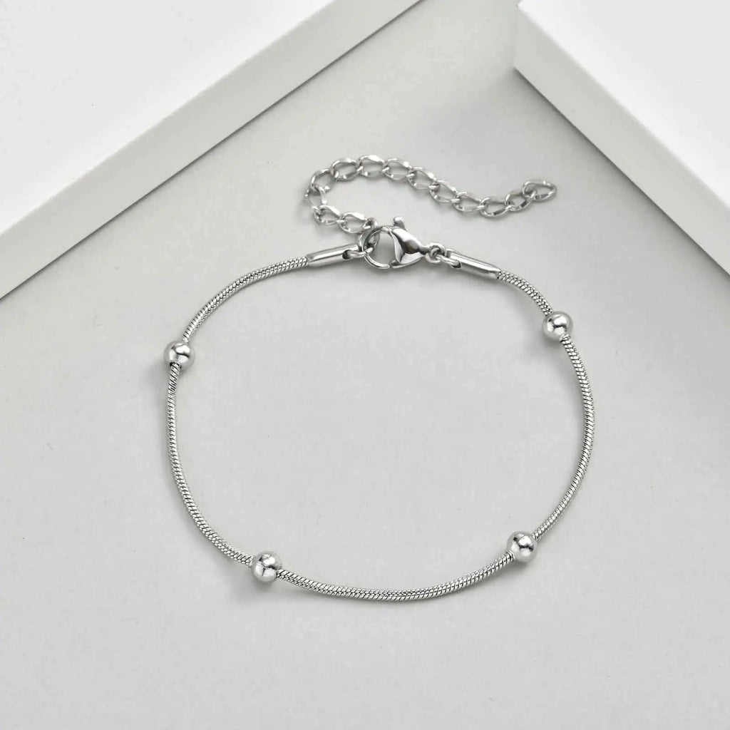 Bracelet argent fin