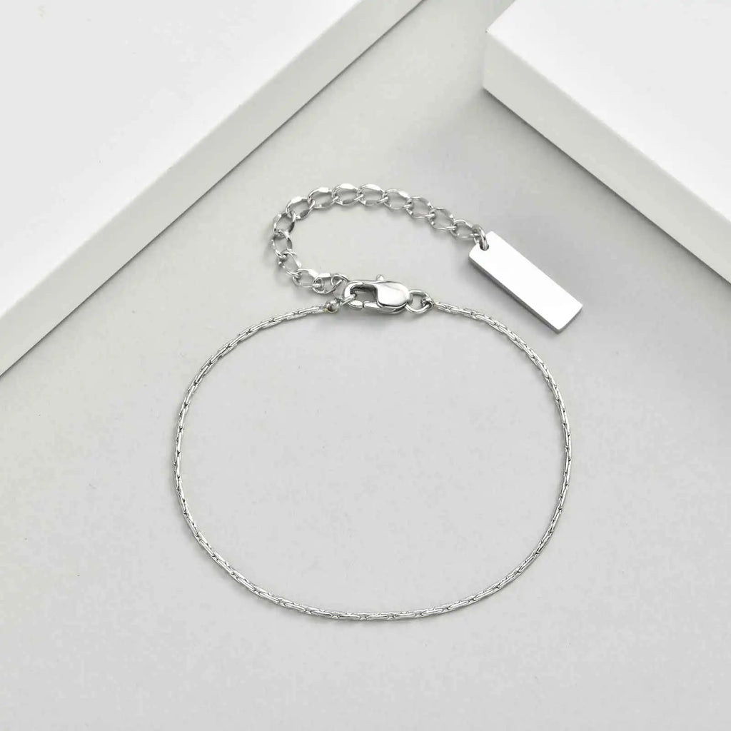 Bracelet argent fin